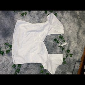 Abercrombie & Fitch White Blouse